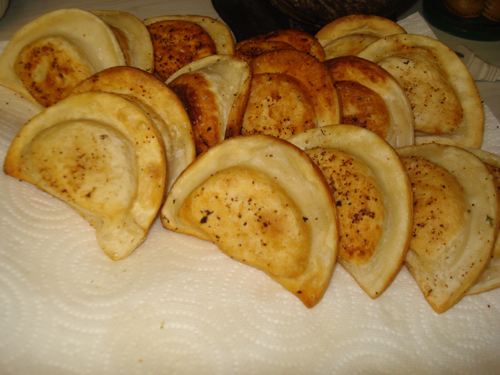 garlic pierogi