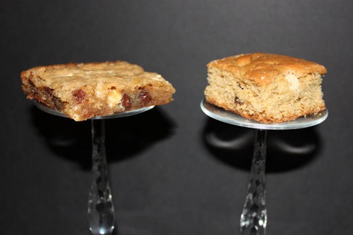 Which is better: fudgy or cakey blondies? 