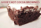 Gooey Hot Cocoa Brownies